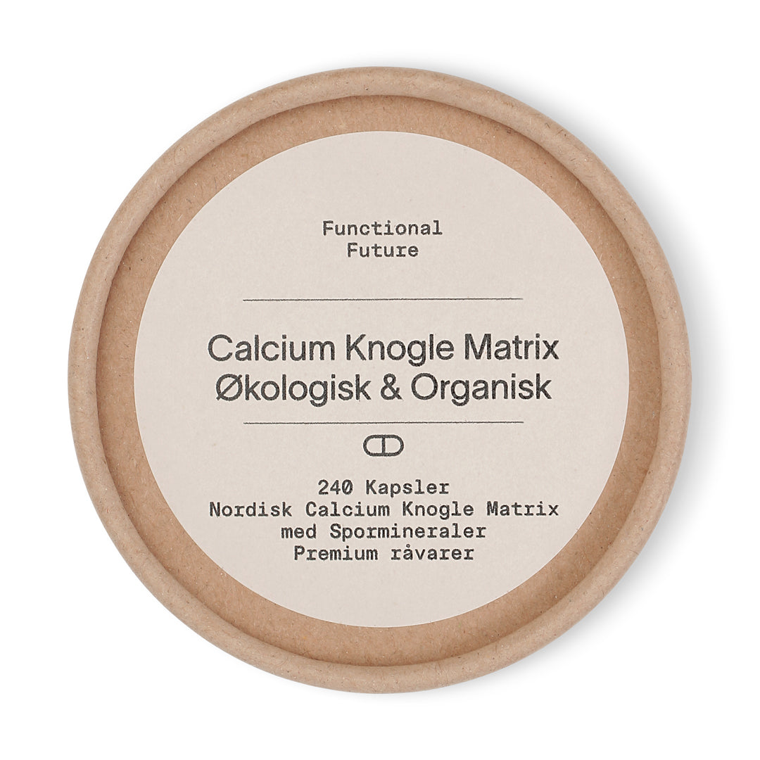 Økologisk Calcium Knogle Matrix Kapsler - Premium Kvalitet