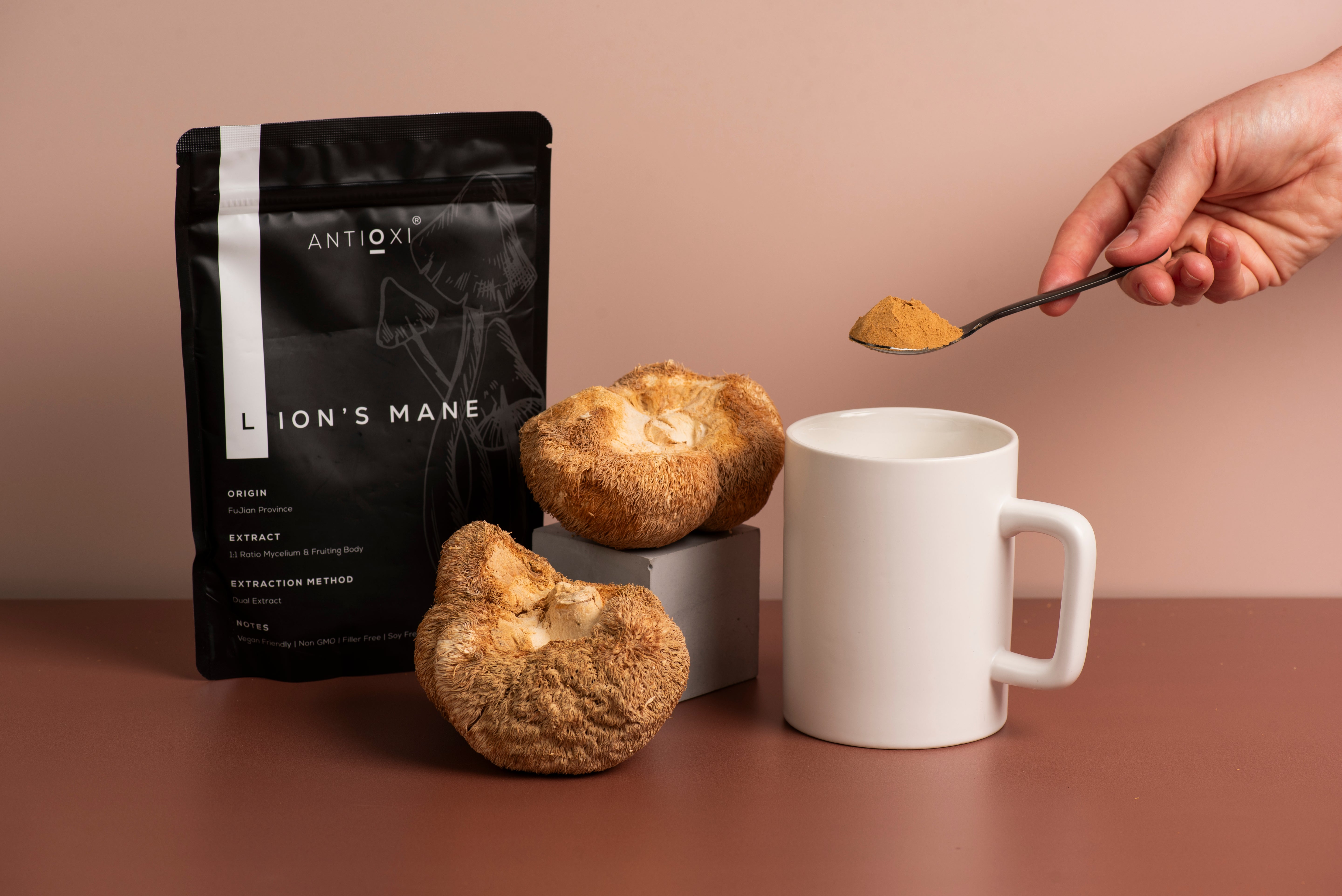 Lions Mane Premium Svampepulver - 100g.