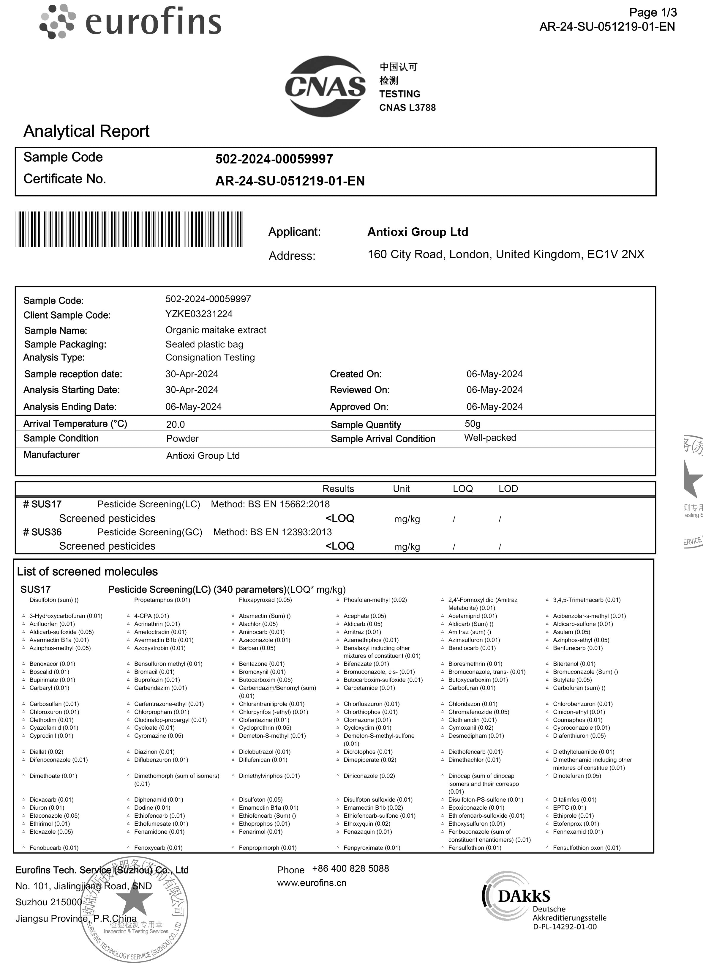 Maitake Tinktur 60ml