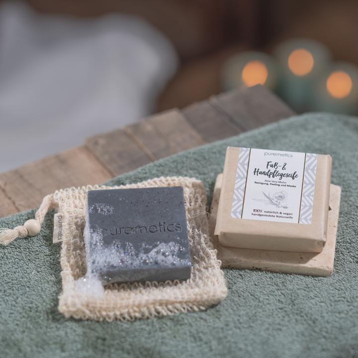 puremetics - Peeling sæbebar til fødder og hænder