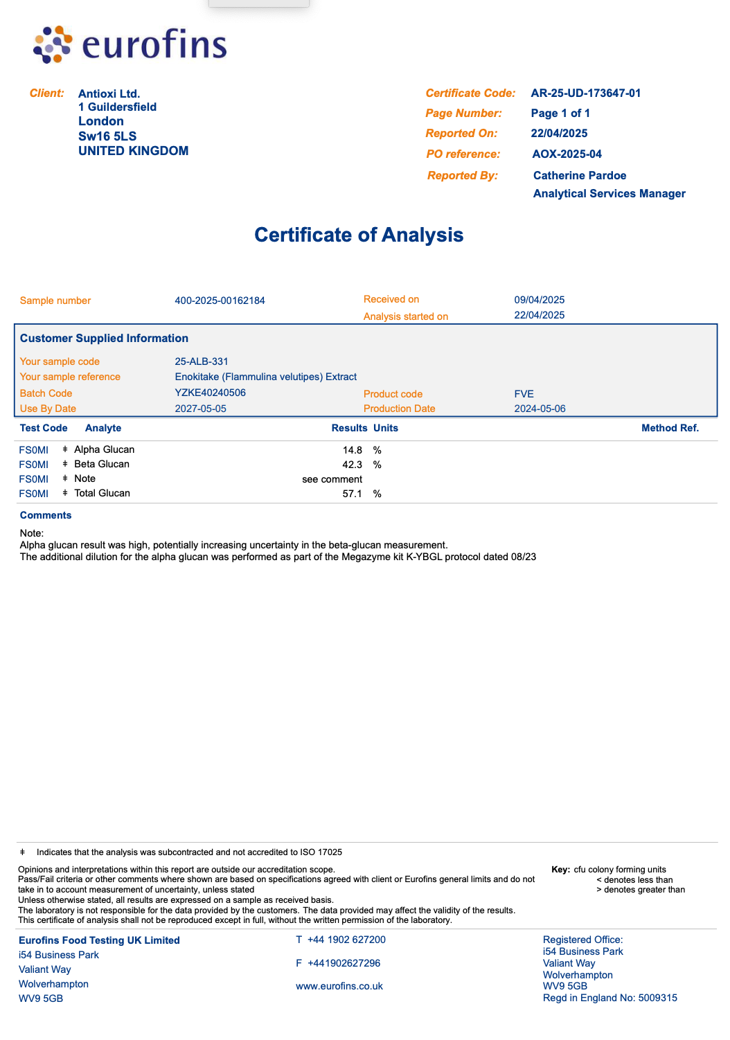 Enokitake Kapsler 90 stk