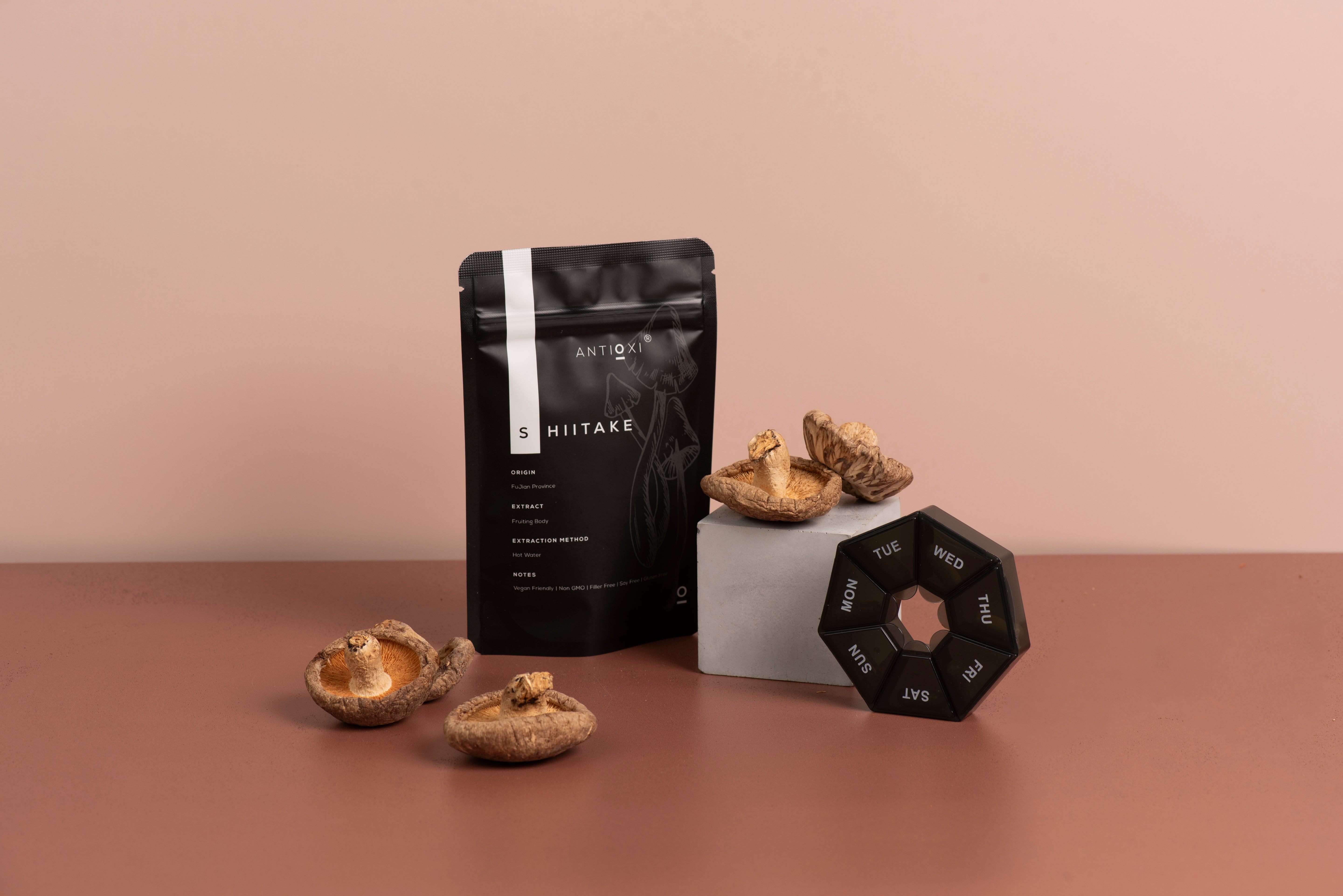 Shiitake Kapsler 90 stk