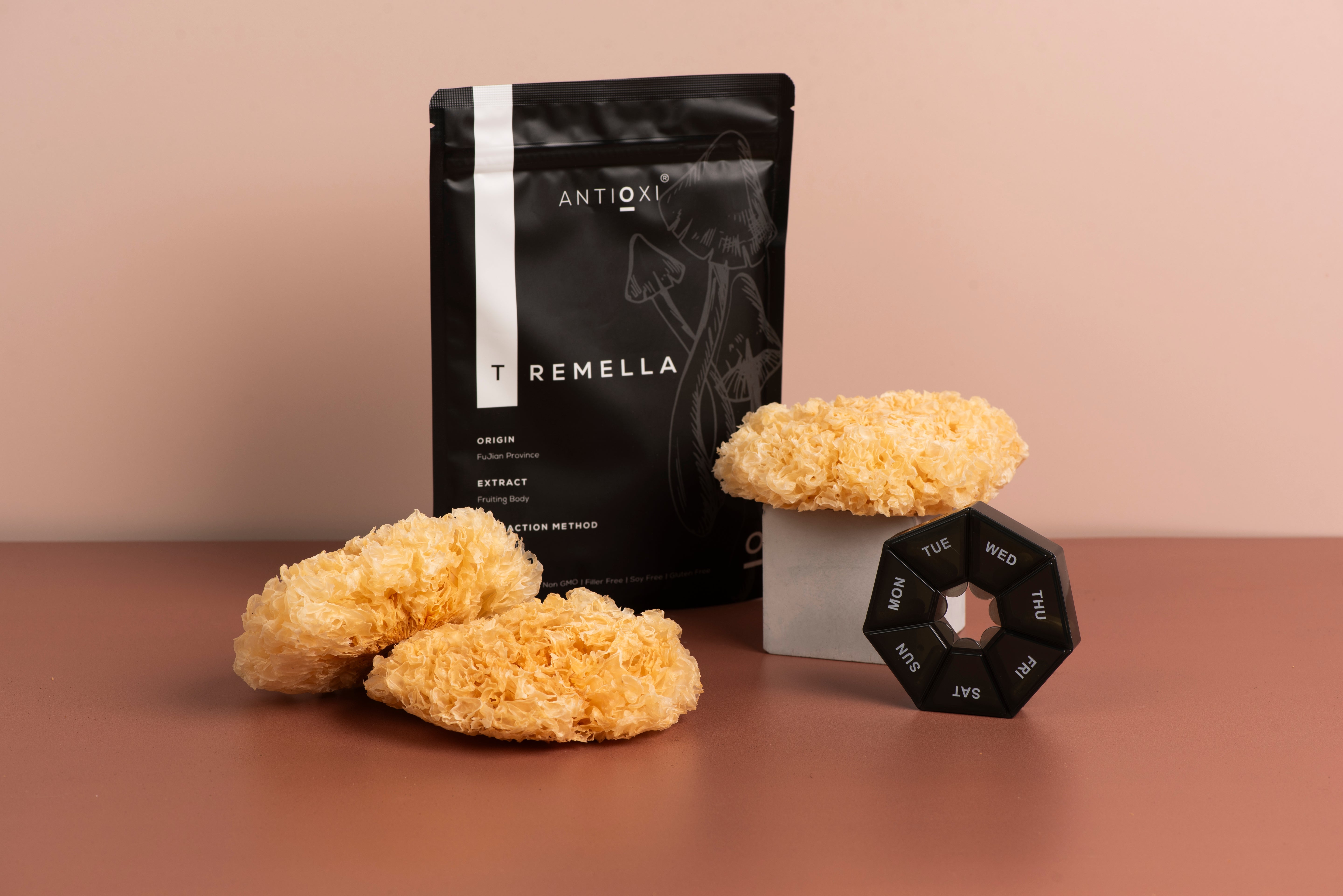 Tremella Mushroom Premium Svampetilskud - 90 Kapsler á 500mg