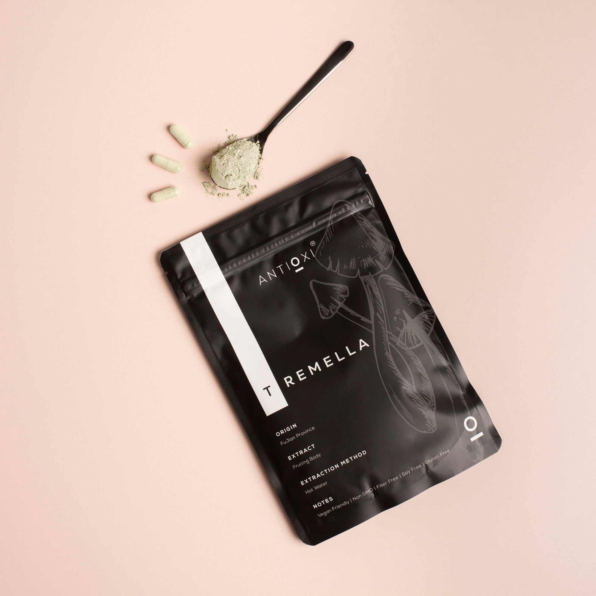 Tremella Mushroom Premium Svampeekstrakt - pulver 100g