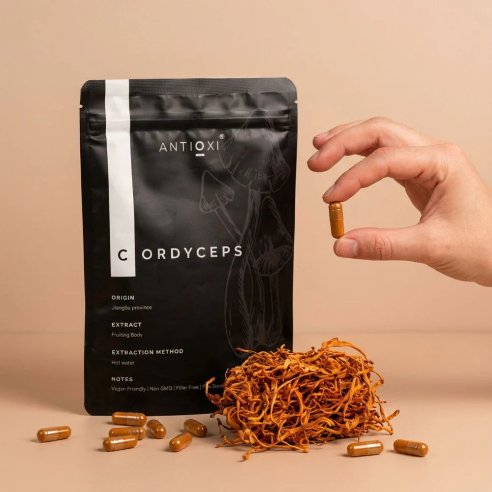 Cordyceps Svampeekstrakt Kosttilskud – 90 Kapsler