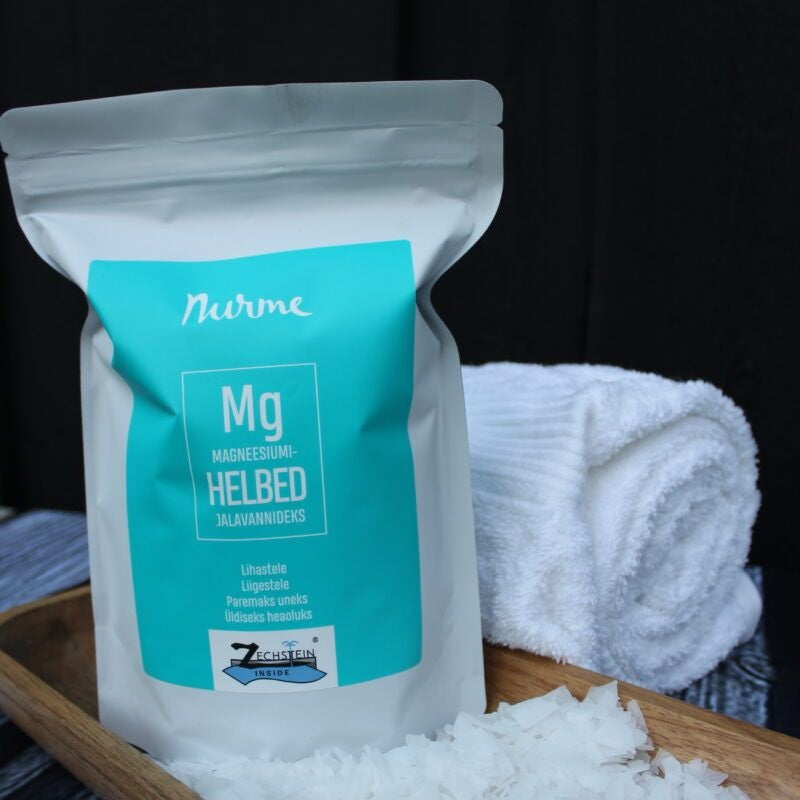Nurme Magnesium Badeflager - Naturlig Afslapning og Muskelpleje 700g