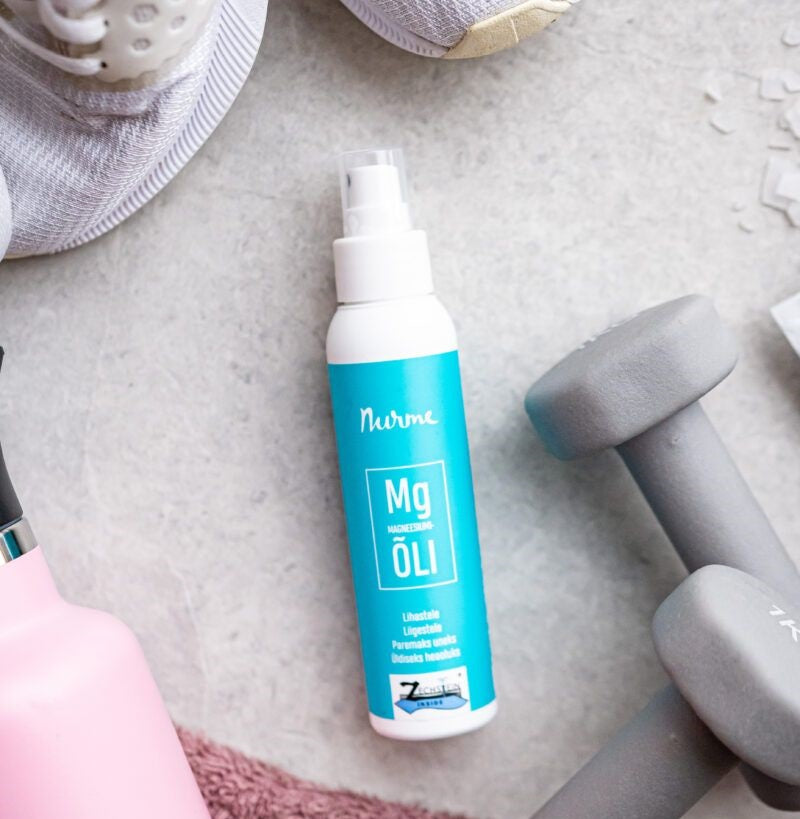 Nurme Magnesium Oil 100ml - Naturlig Magnesiumtilskud til Hud og Muskler