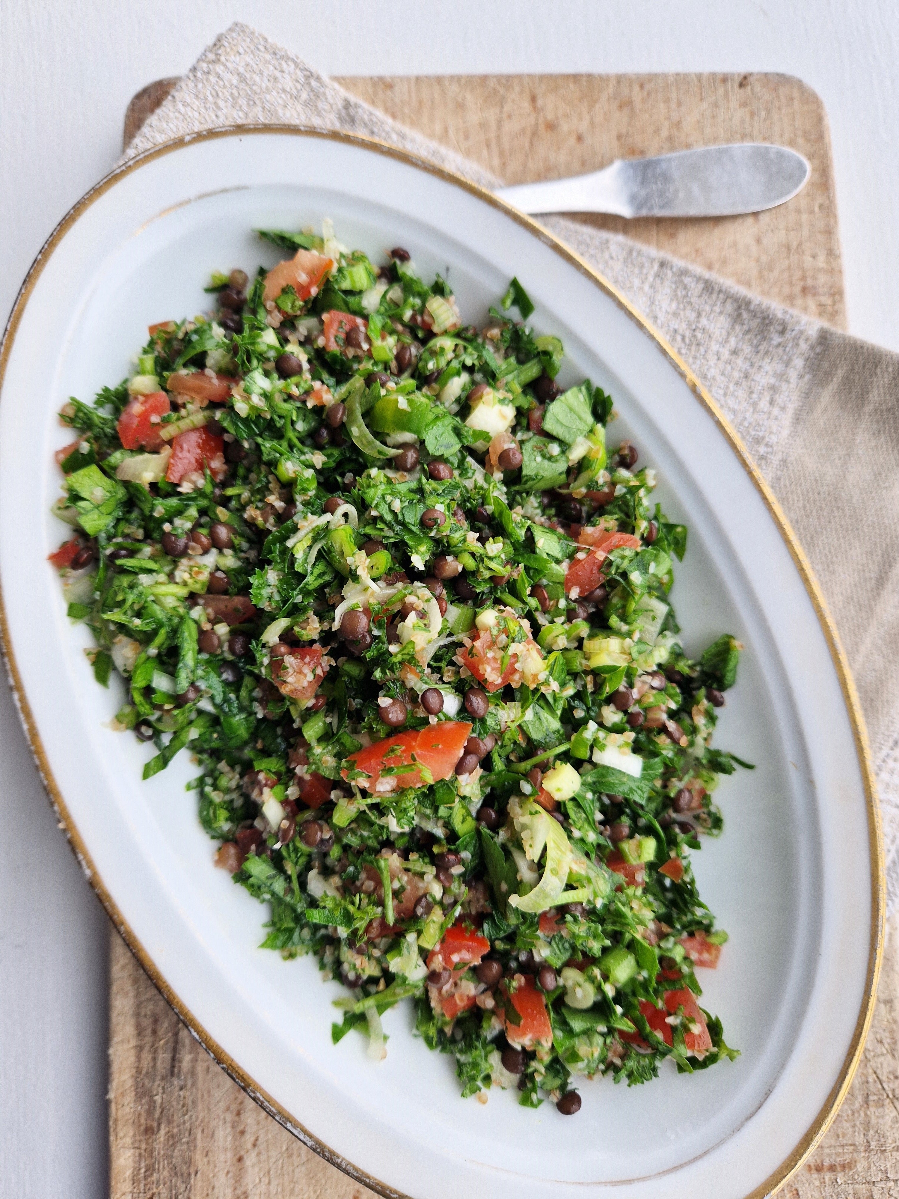 Den bedste Tabouleh med crunch og funktionelle svampe