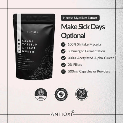 Hexose Mycelium Extract (AHCC) Kapsler 90