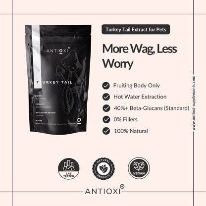 Turkey Tail Kæledyr 100g
