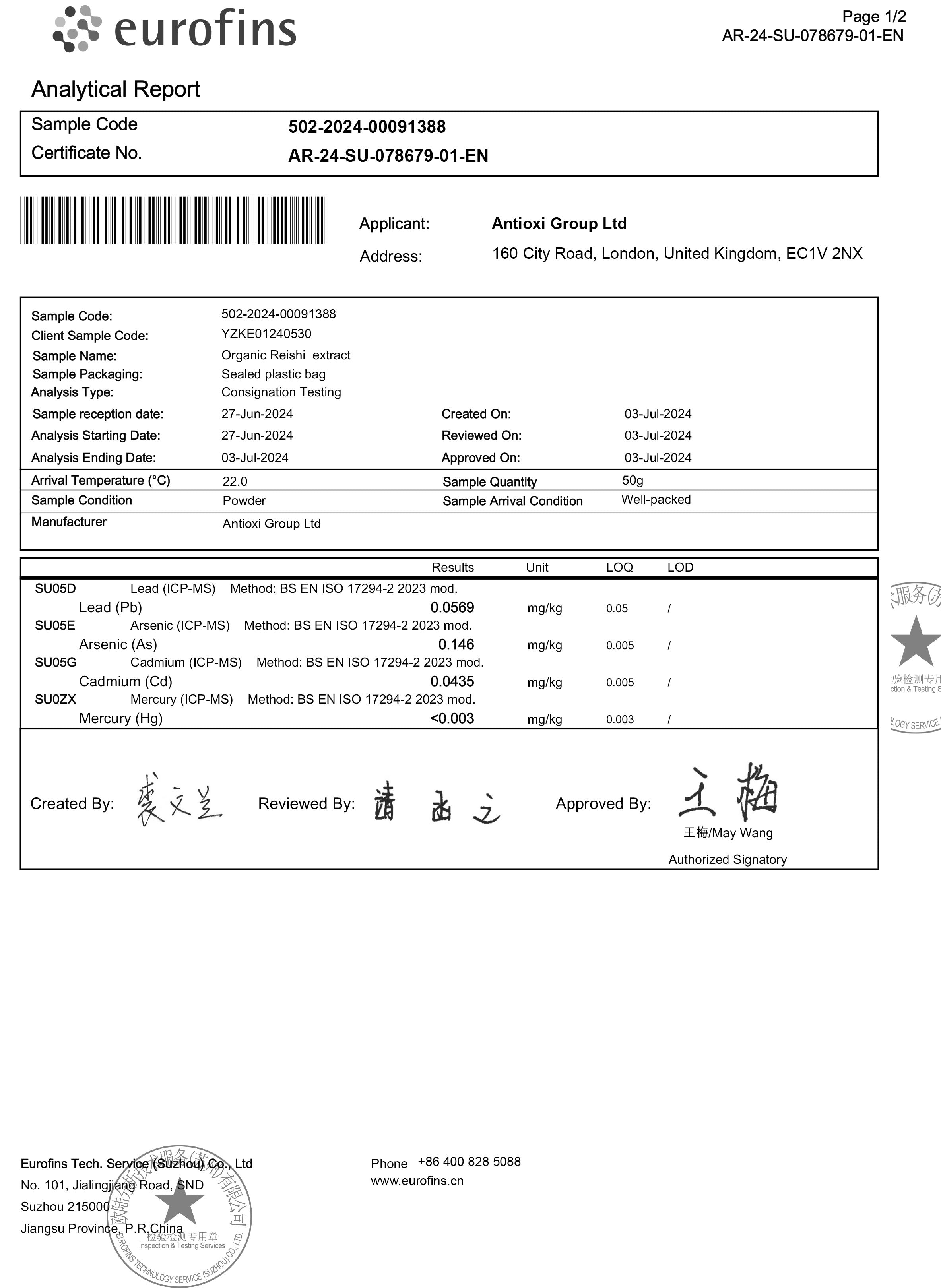 Reishi Kapsler 90 stk
