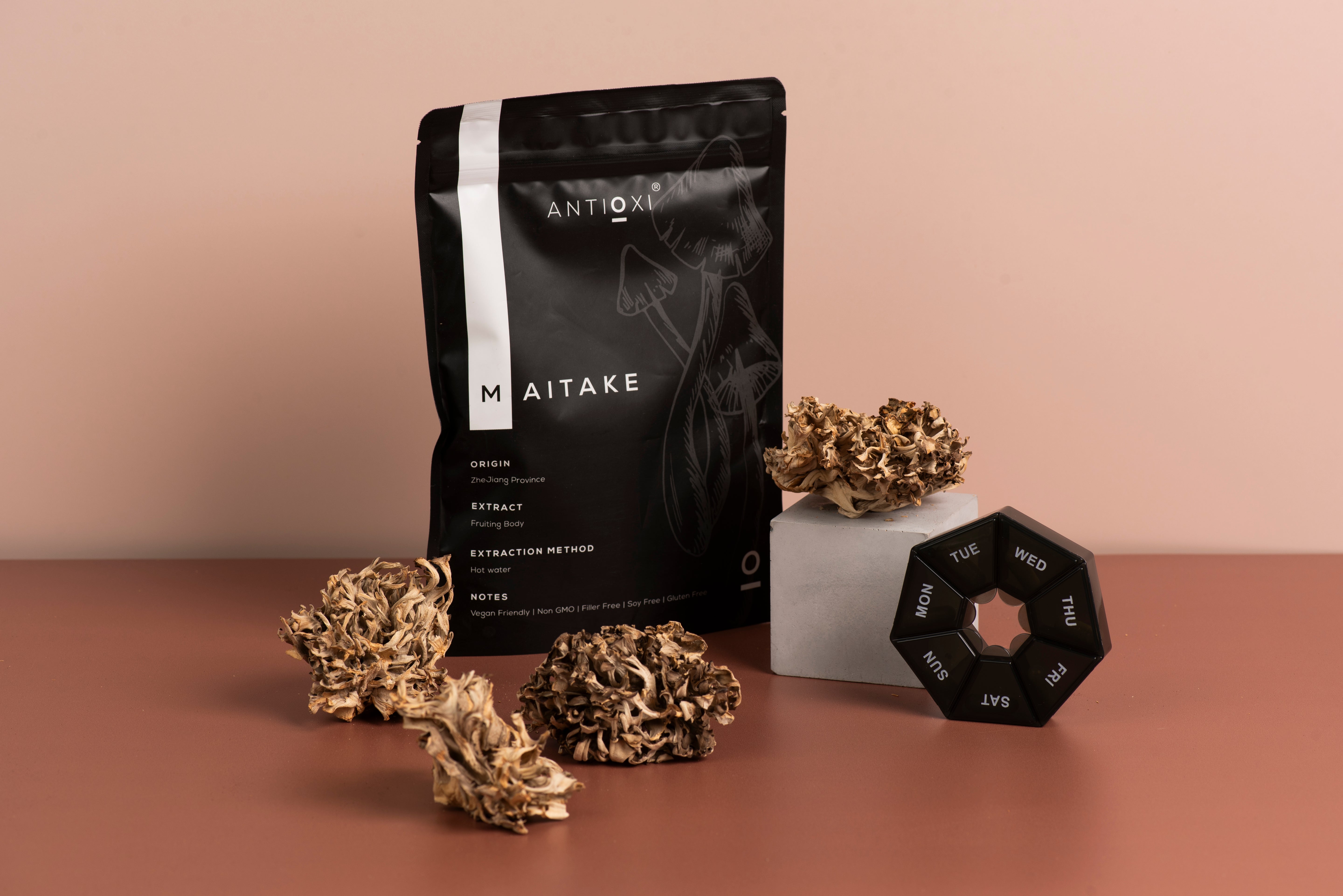 Maitake Premium Svampeekstrakt - pulver 100g