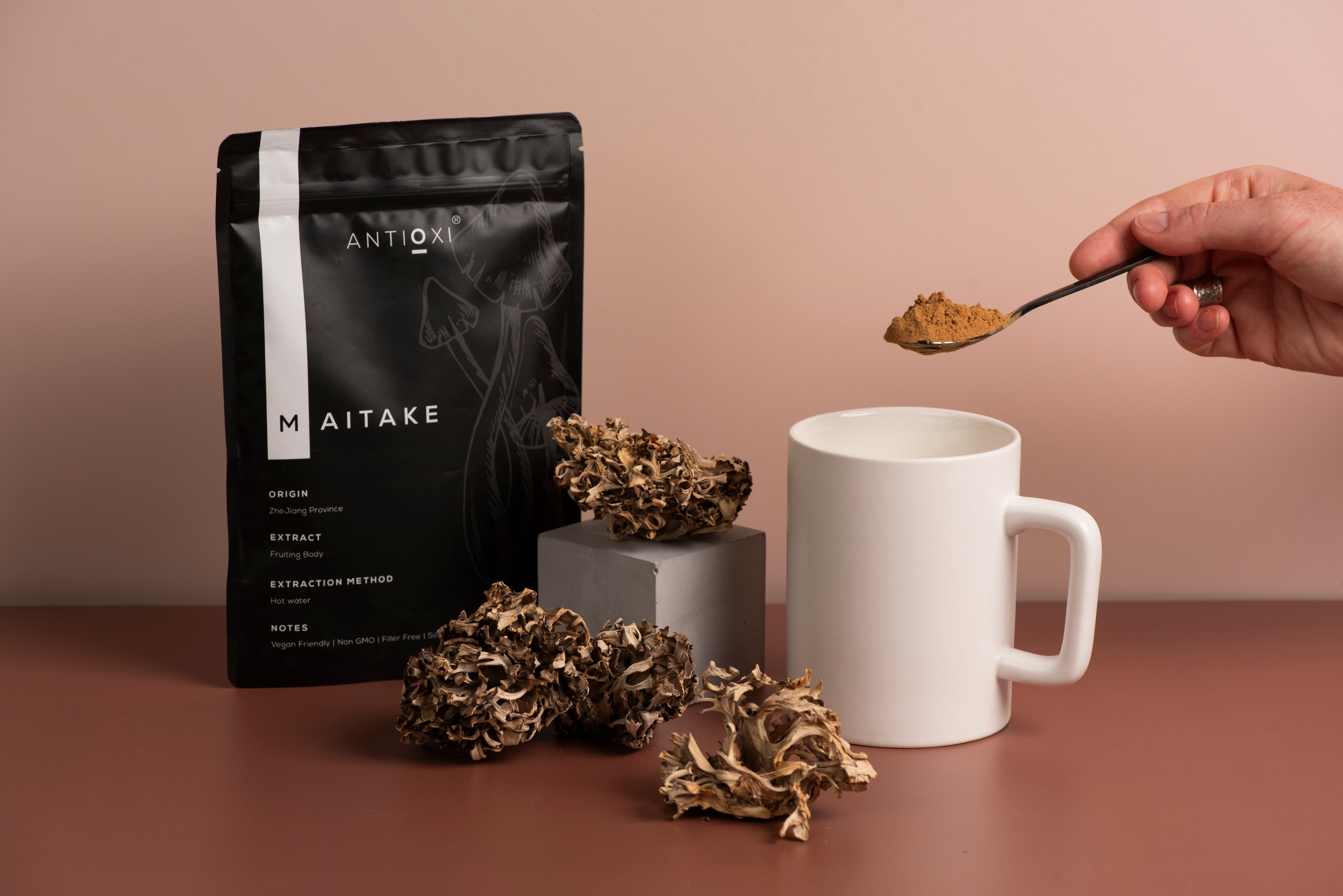 Maitake Premium Svampeekstrakt - pulver 100g