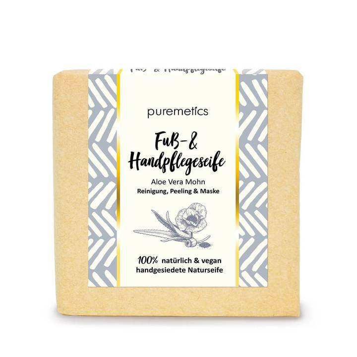 puremetics - Peeling sæbebar til fødder og hænder