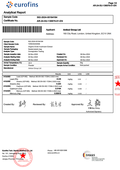 Enokitake Pulver 100g
