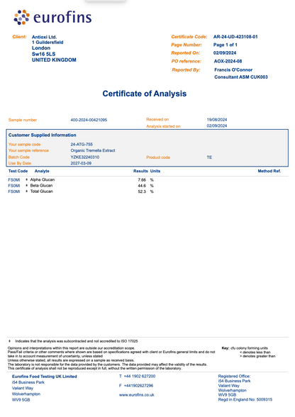Tremella Tinktur – 60 ml