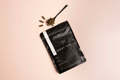 Turkey Tail Svampeekstrakt til Kæledyr 100g - Premium Pulver fra Antioxi