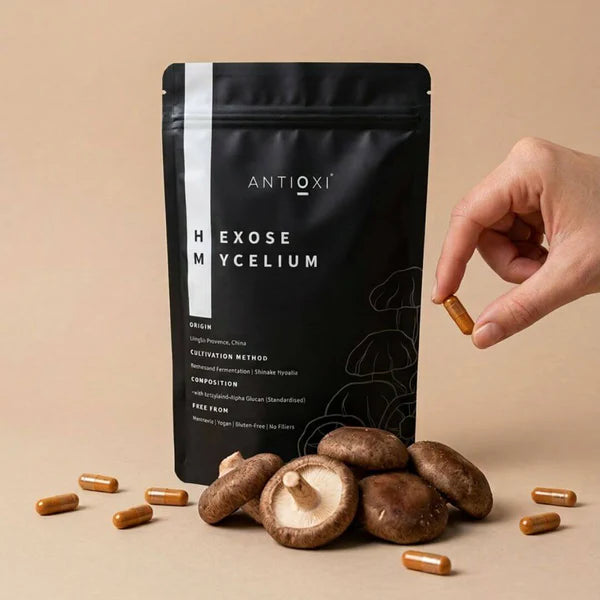 Hexose Mycelium Extract (AHCC) Kapsler 90stk